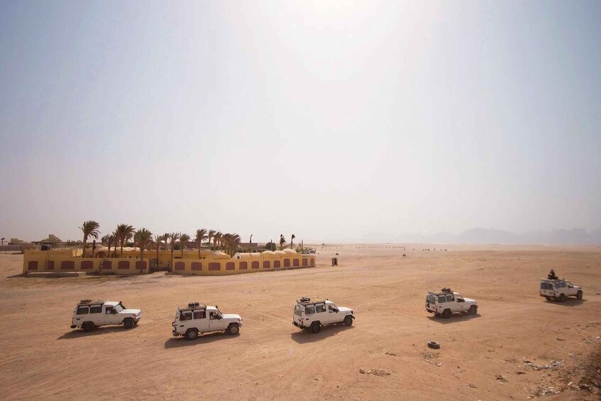 Picture 3 for Activity Hurghada: 6-Hour Jeep Desert Safari, Dinner, and Show