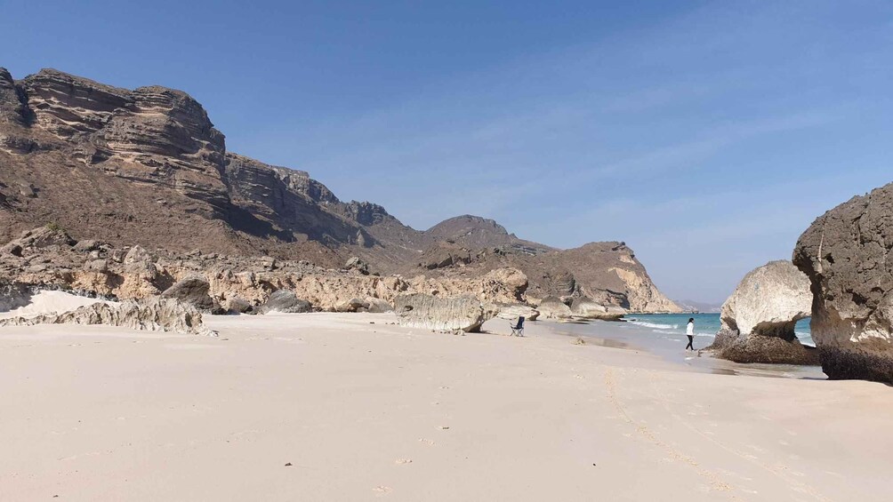 West Salalah: Fazayah Beach, Camels, Job Tomb, Blowhole