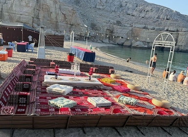 Khasab: Beach Camping with Full Day Cruise with full board
