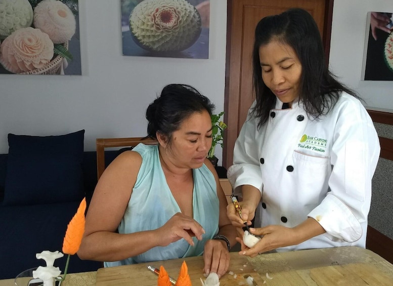 Picture 6 for Activity Bangkok: Professional Thai Fruit and Vegetable Carving Class