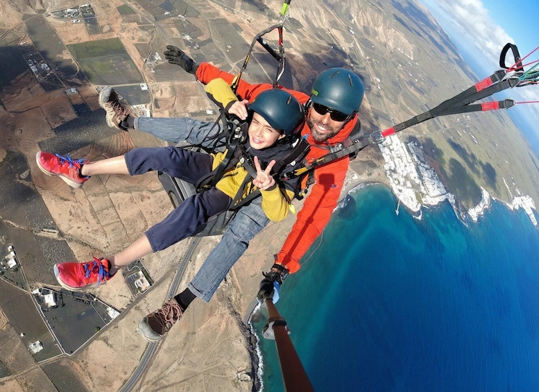 Picture 7 for Activity Lanzarote: Tandem Paragliding Flight Over Lanzarote