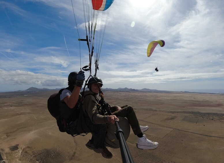 Picture 8 for Activity Lanzarote: Tandem Paragliding Flight Over Lanzarote