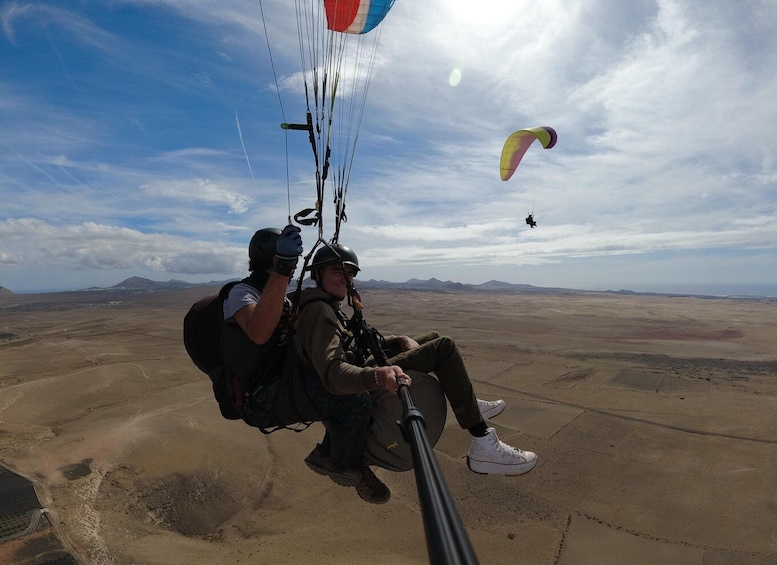 Picture 8 for Activity Lanzarote: Tandem Paragliding Flight Over Lanzarote