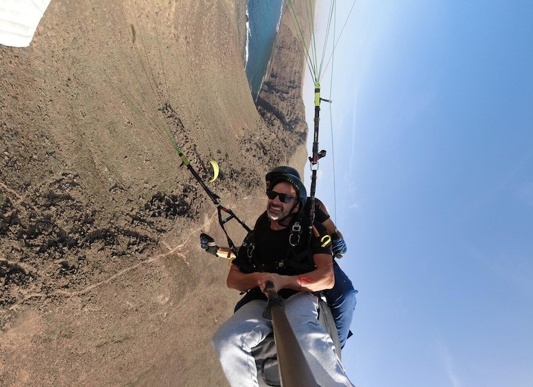 Picture 9 for Activity Lanzarote: Tandem Paragliding Flight Over Lanzarote