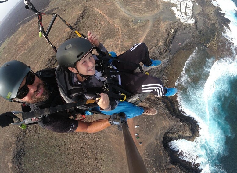 Picture 11 for Activity Lanzarote: Tandem Paragliding Flight Over Lanzarote