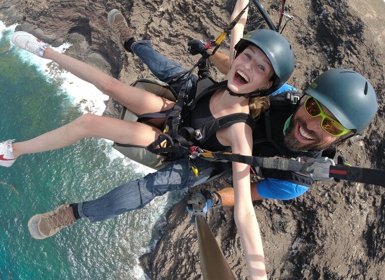 Picture 6 for Activity Lanzarote: Tandem Paragliding Flight Over Lanzarote