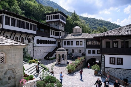 Bigorski Monastery and Duff Waterfalls from Ohrid