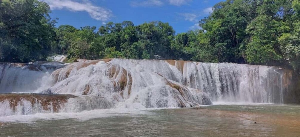 Picture 3 for Activity From Palenque: Misol-Ha and Agua Azul Waterfalls Tour