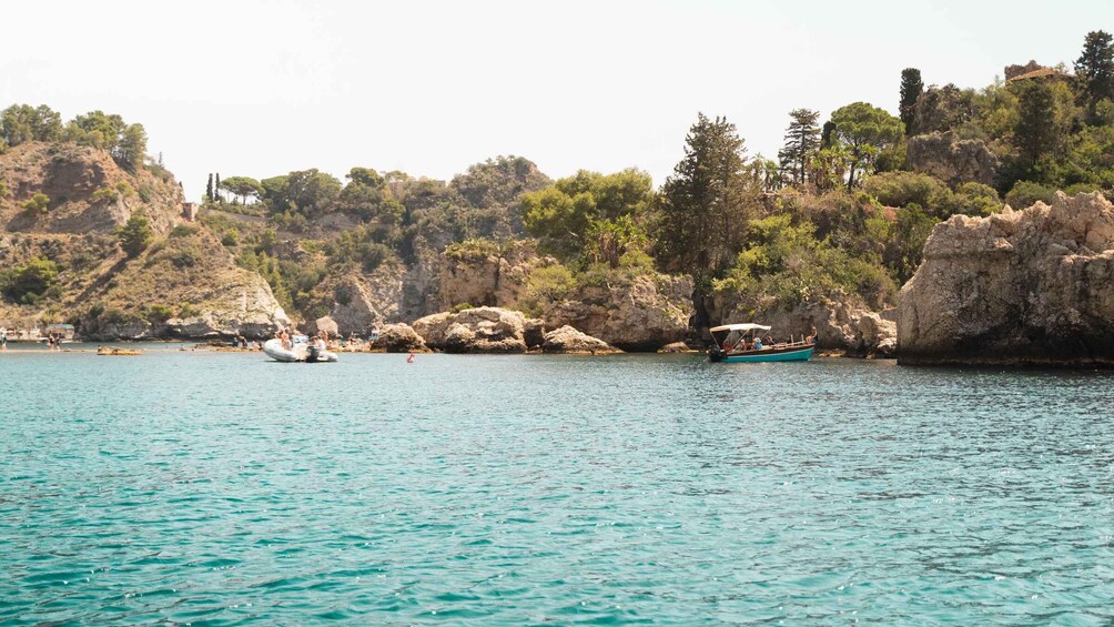 Picture 2 for Activity Naxos: Isola Bella Cruise with Swimming, Fruit, and Prosecco