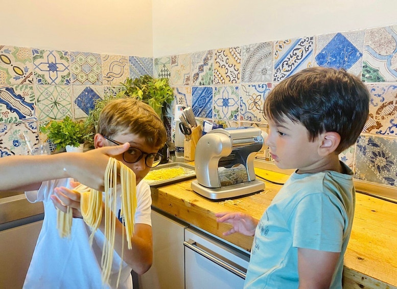 Picture 1 for Activity Milan: Fresh pasta experience for children - Cooking Class