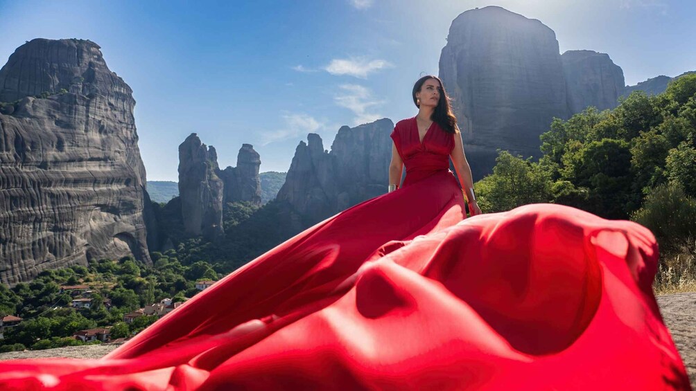 Picture 7 for Activity Kalabaka: Meteora Flying Dress Photoshoot