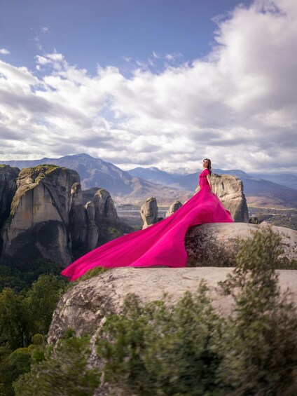 Picture 9 for Activity Kalabaka: Meteora Flying Dress Photoshoot