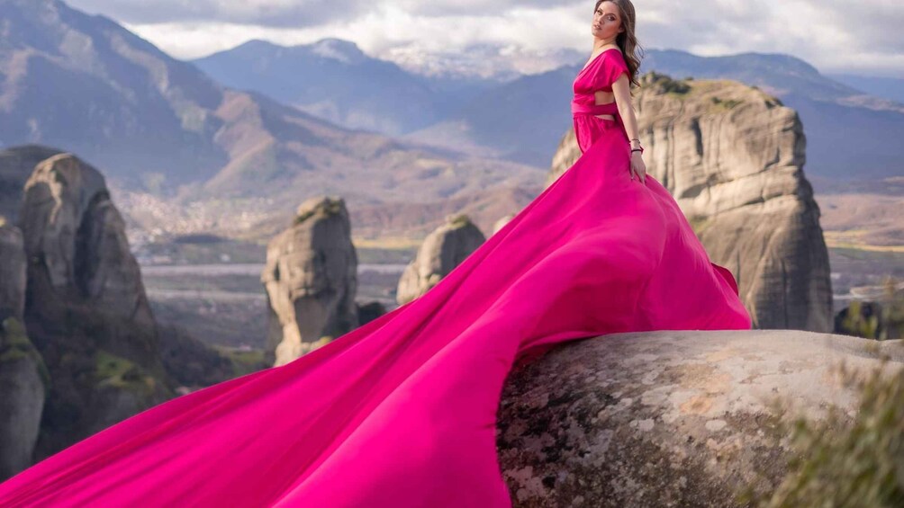 Picture 5 for Activity Kalabaka: Meteora Flying Dress Photoshoot