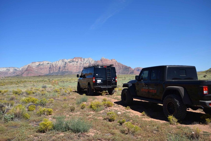 Picture 1 for Activity Virgin: Zion National Park Off-Road Vehicle Tour & Hike