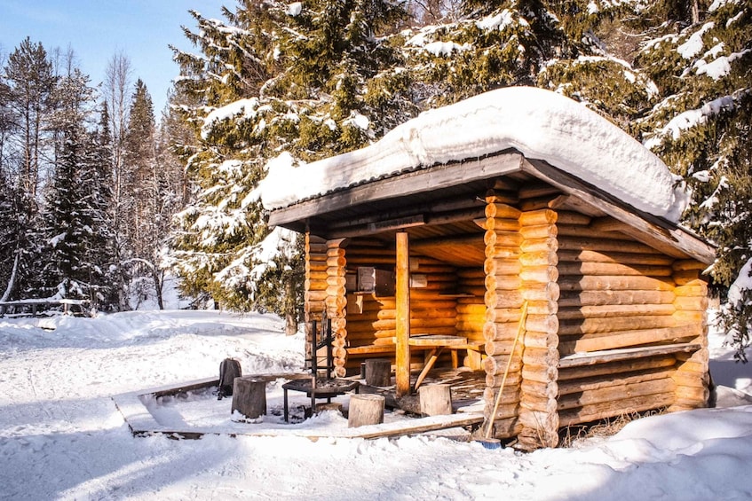 Picture 2 for Activity Rovaniemi: Korouoma frozen waterfalls with sauna and lunch