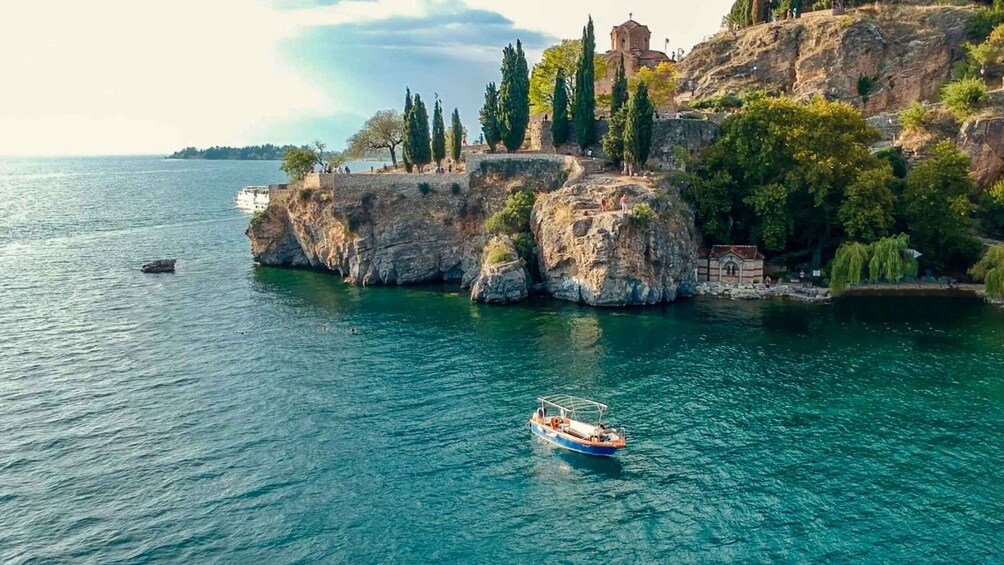 Ohrid: Old Town Panoramic Boat Cruise