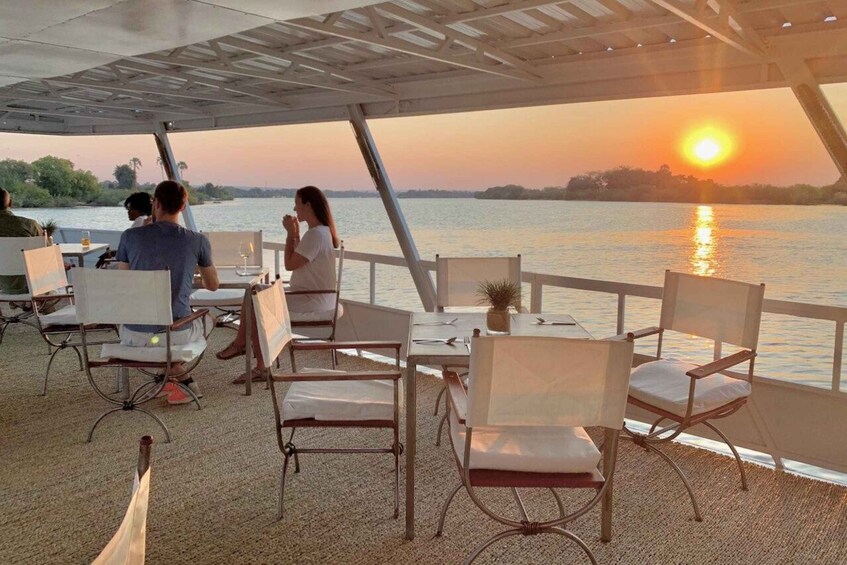 Picture 1 for Activity Zambezi Cruise : Luxury Sunset Cruise : The Zambezi Explorer