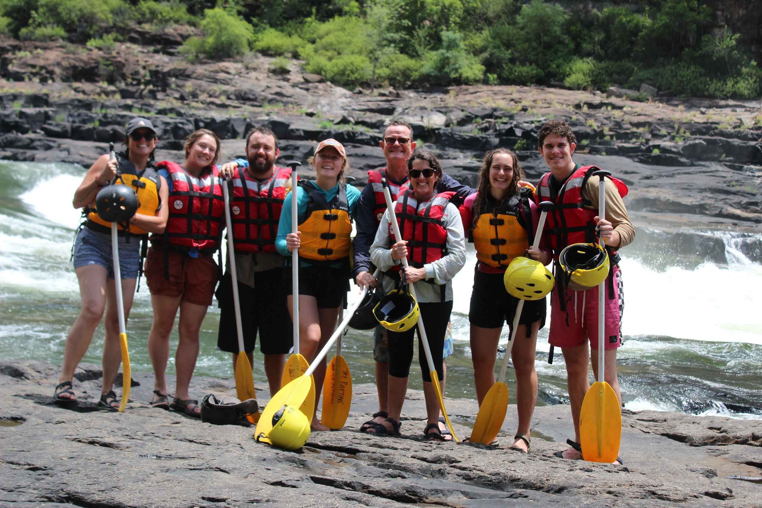 Victoria Falls Zimbabwe White Water Rafting Zambezi River