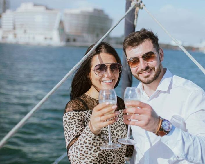 Picture 1 for Activity Barcelona: Sunset Skyline Cruise with Cava