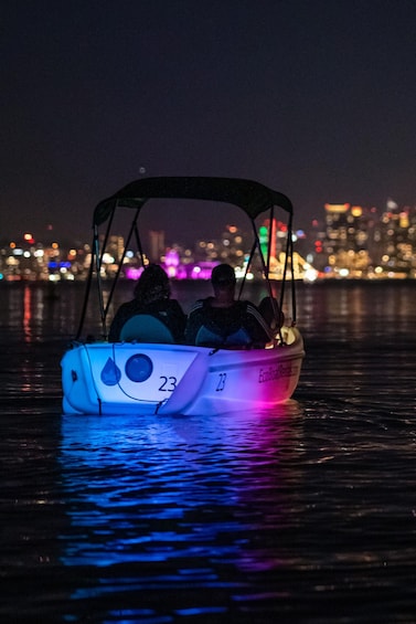 Picture 8 for Activity San Diego: Nighttime Glow Pedal Boat Ride w/ Downtown Views