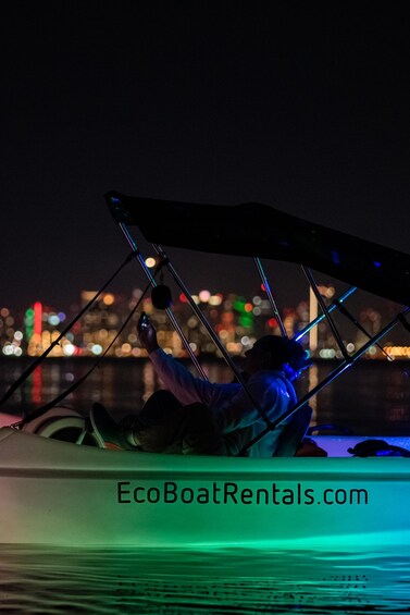 Picture 10 for Activity San Diego: Night Date Glow Pedal Boat with Downtown Views