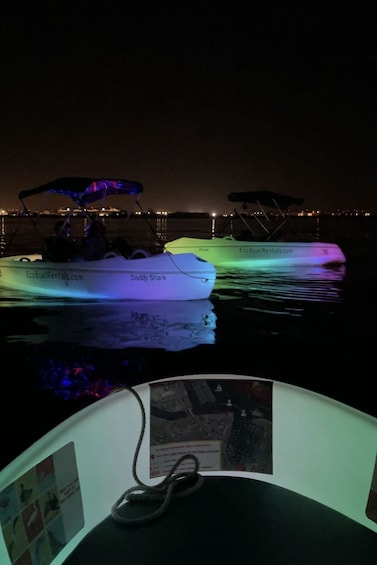 Picture 2 for Activity San Diego: Nighttime Glow Pedal Boat Ride w/ Downtown Views