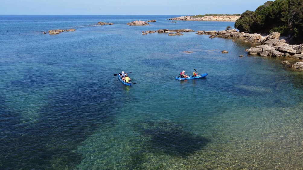 Picture 3 for Activity Private Sea Kayak over sunk city of ancient Feia