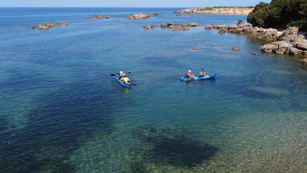 Picture 3 for Activity Private Sea Kayak over sunk city of ancient Feia