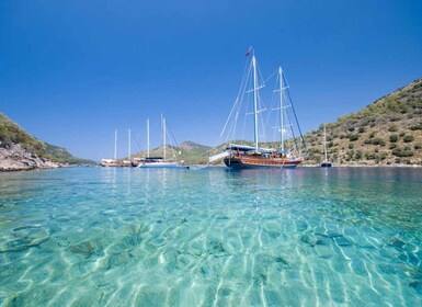 Kusadasi: Excursión en barco con almuerzo y traslado