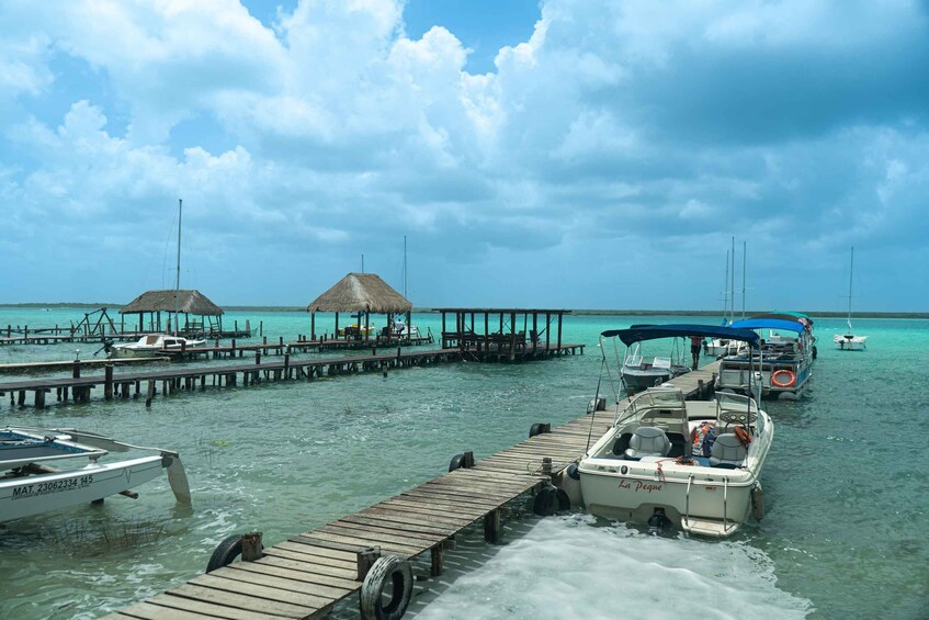 Picture 3 for Activity Bacalar: Seven Colors Lagoon Day Tour With Pickup & Drop-Off