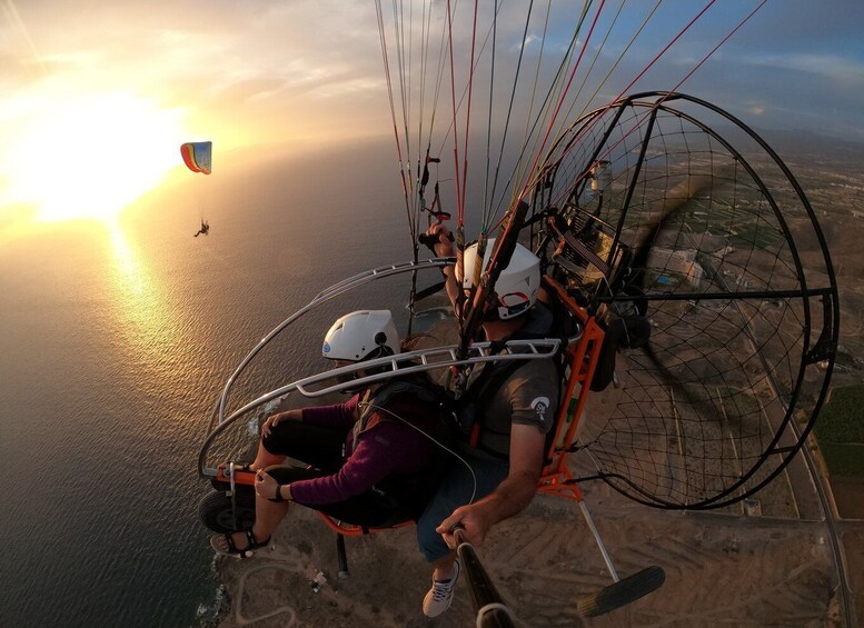 Picture 2 for Activity Adeje: Paratrike Flying Tour with Hotel Pickup and Photos