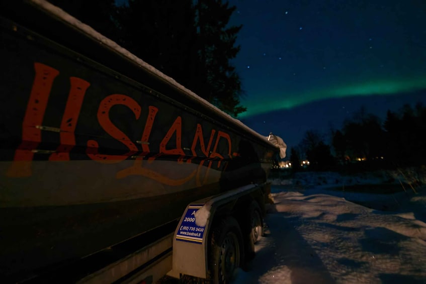 Picture 5 for Activity Ii: Snowmobile sleigh trip on frozen sea under starlit sky