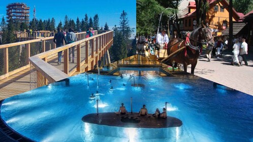 Dari Krakow: Slovakia Treetop Walk, Zakopane & Spa Termal