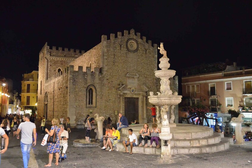 Picture 3 for Activity Taormina: Sunset Walking Tour & Aperitif on Rooftop Terrace