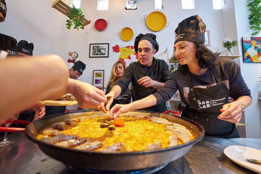 Picture 11 for Activity Barcelona: Paella Cooking Class with Market Visit and More