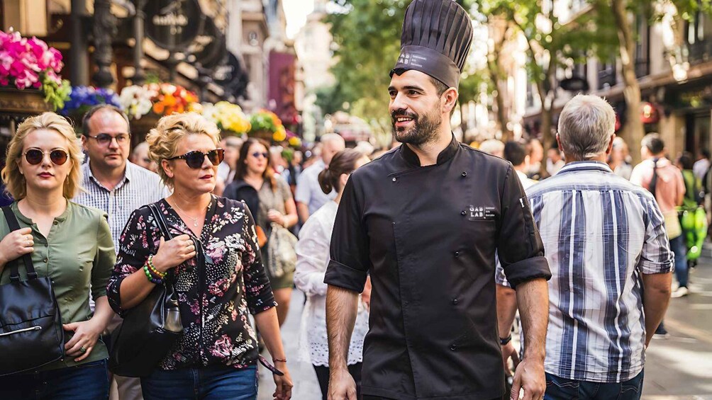 Picture 2 for Activity Barcelona: Paella Cooking Class with Market Visit and More