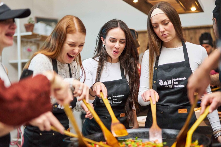 Picture 14 for Activity Barcelona: Paella Cooking Class with Market Visit and More