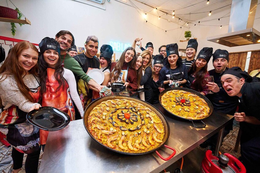 Picture 7 for Activity Barcelona: Paella Cooking Class with Market Visit and More