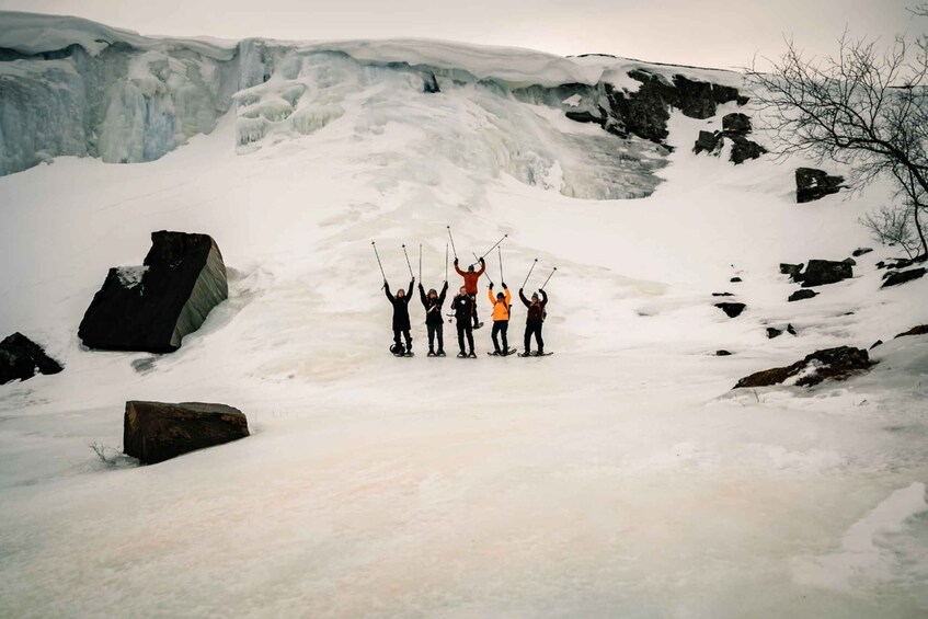 Picture 1 for Activity Snowshoeing Adventure to the Enchanting Frozen Waterfall