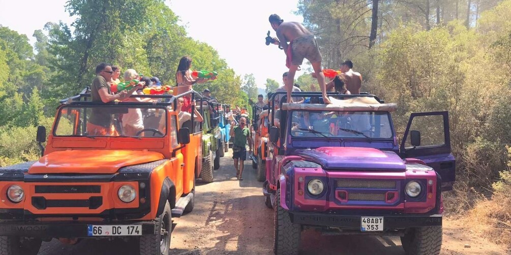 Picture 5 for Activity Marmaris Jeep Safari Water Fight, Colour and Foam Party