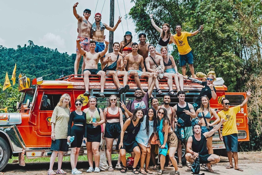 El Nido: Jeepney Tour with Lunch, Waterfall, and Beaches