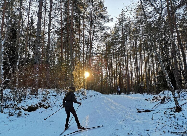 From Riga: Cross-country skiing and beating heart memorial