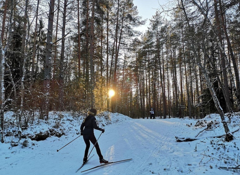 From Riga: Cross-country skiing and beating heart memorial