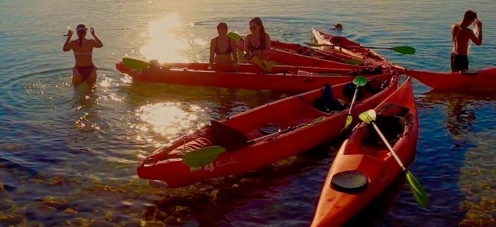 Picture 6 for Activity Sardinia: Sunset Kayak Tour with Snorkeling and Aperitif