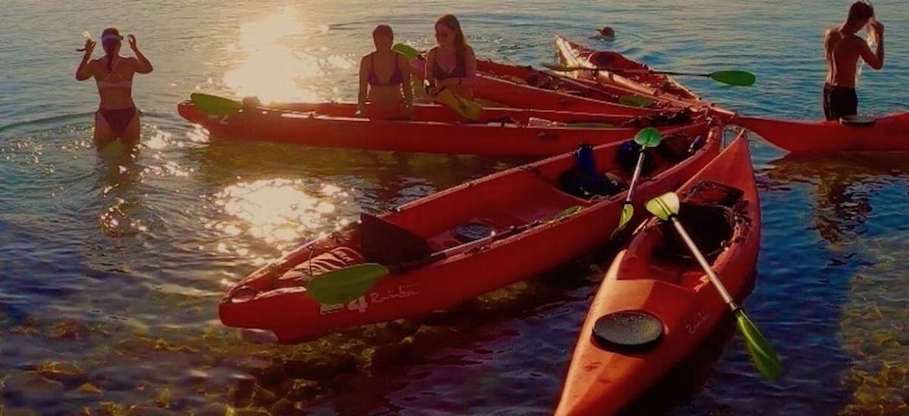 Picture 6 for Activity Sardinia: Sunset Kayak Tour with Snorkeling and Aperitif