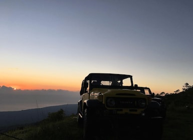 Bali: Mount Batur Zonsopgang Jeep Tour met Jungle Swing