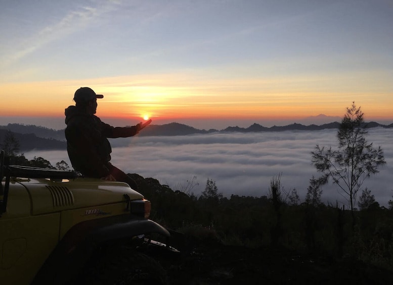 Picture 2 for Activity Bali: Mount Batur Sunrise Jeep Adventure with Jungle Swing