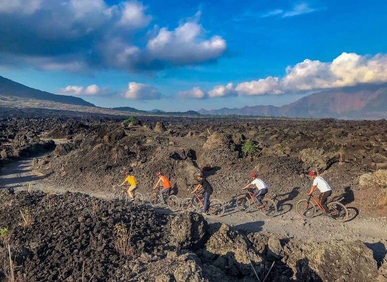 Picture 6 for Activity Mount Batur: Black Lava Cycling Tour w/ Natural Hot Spring