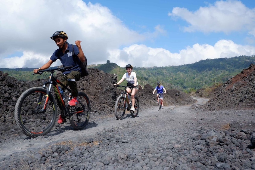 Picture 9 for Activity Mount Batur: Black Lava Cycling Tour w/ Natural Hot Spring