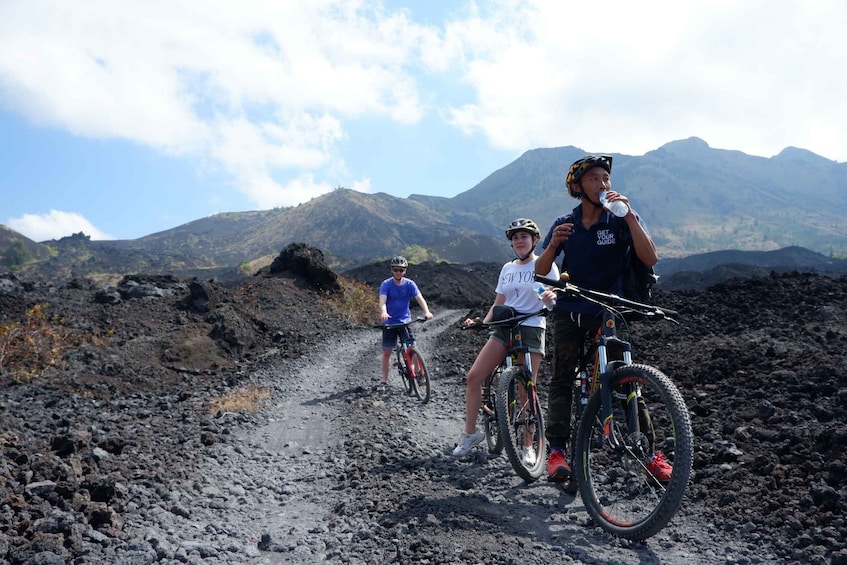 Picture 9 for Activity Mount Batur: Black Lava Cycling Tour w/ Natural Hot Spring